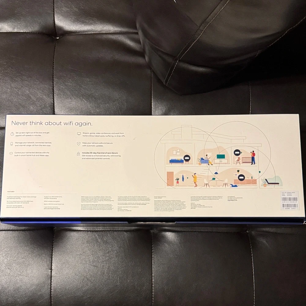 eero Pro 6 Tri-Band White Router System - Picture 4 of 5